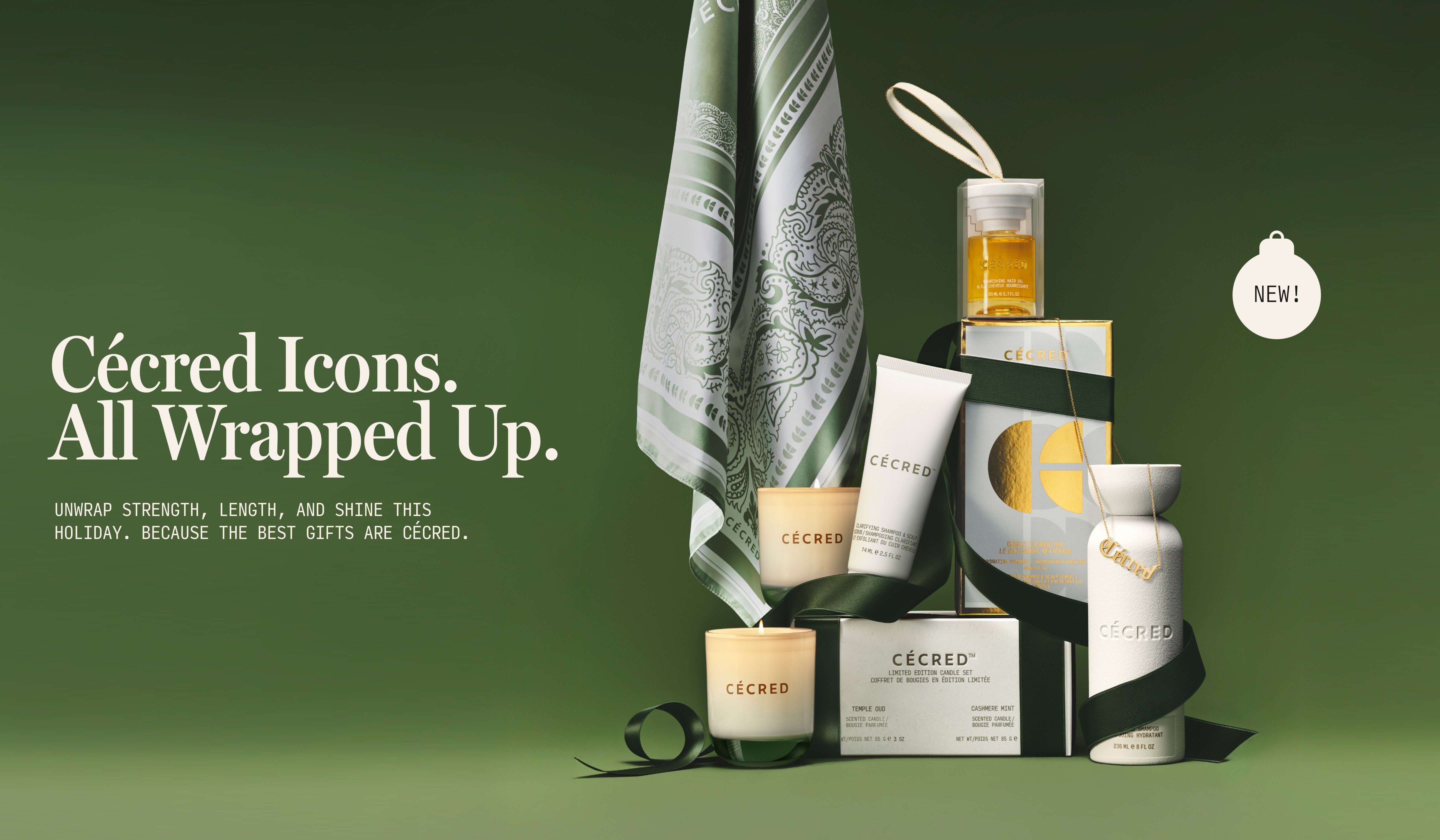 Cécred’s Icons. All Wrapped Up. Unwrap shine, strength, and growth this holiday. Because the best gifts are Cécred.
