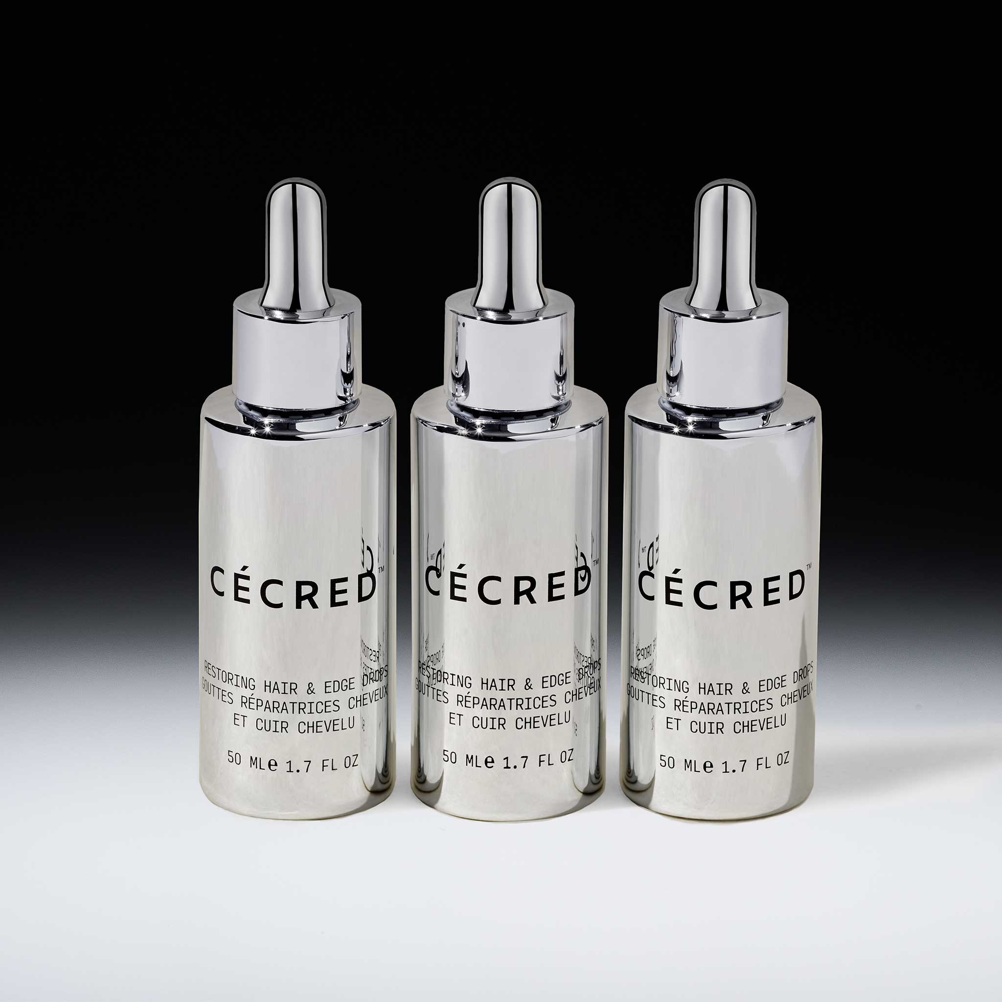 Hair Strengthening Serum Set - Edge Drops Trio | Cécred