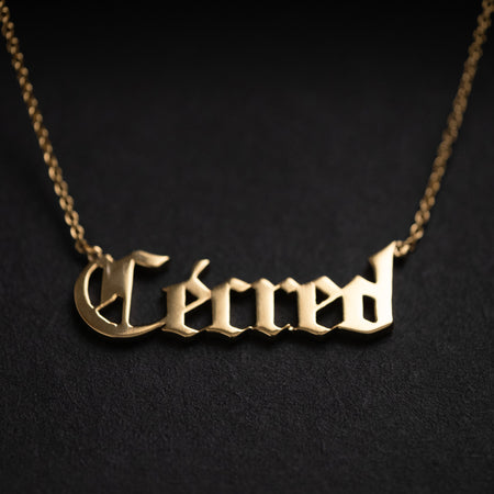 Nameplate Necklace