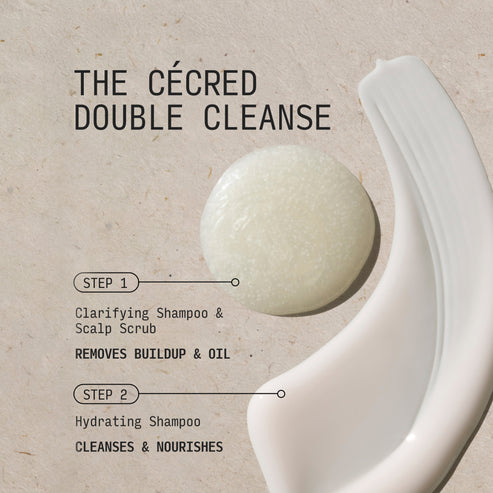 double cleanse shampoo method for gel buildup removal on scalp