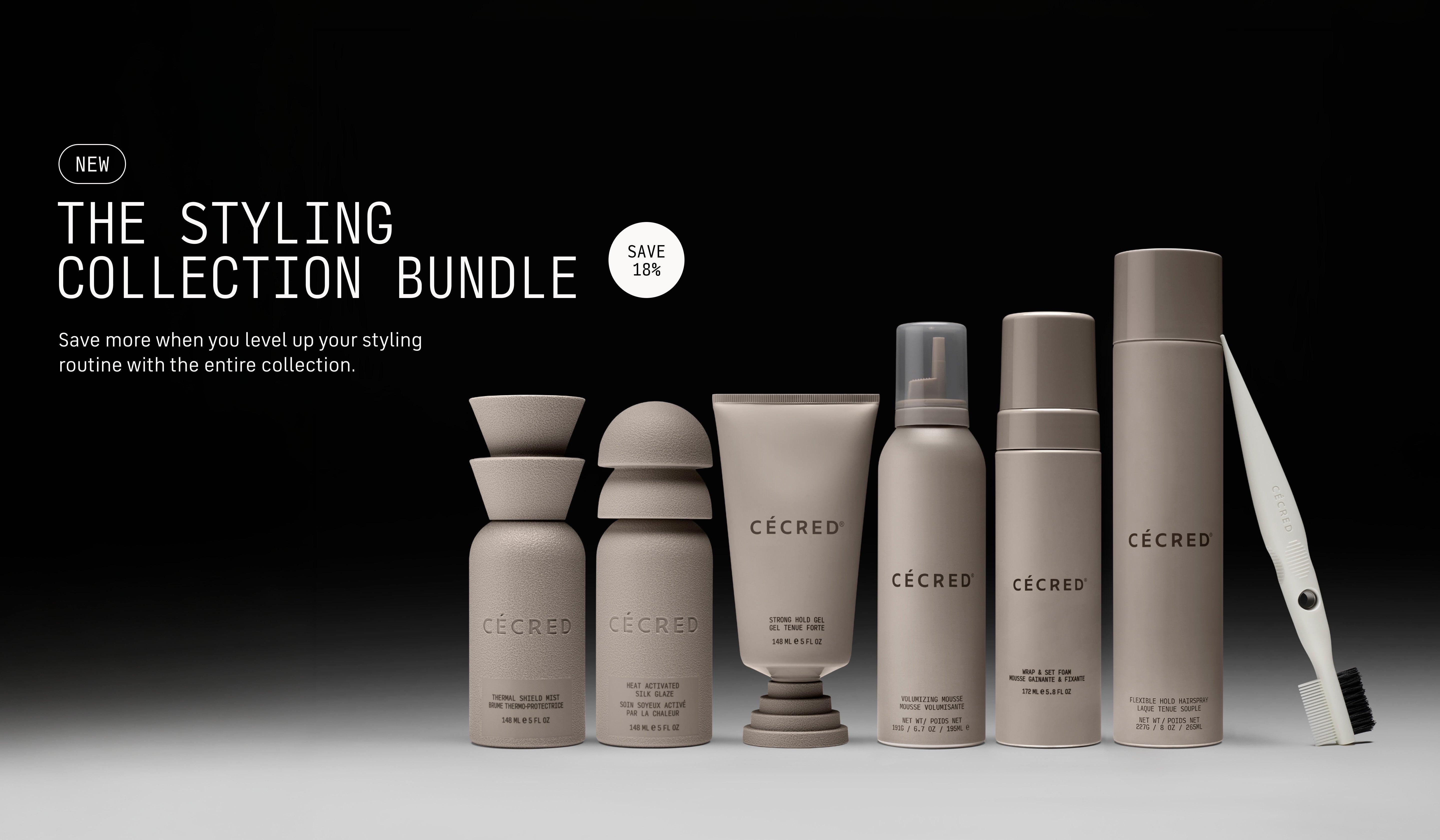 New. The styling collection bundle. Save more when you level up your styling routine with the entire collection. Save 18%
