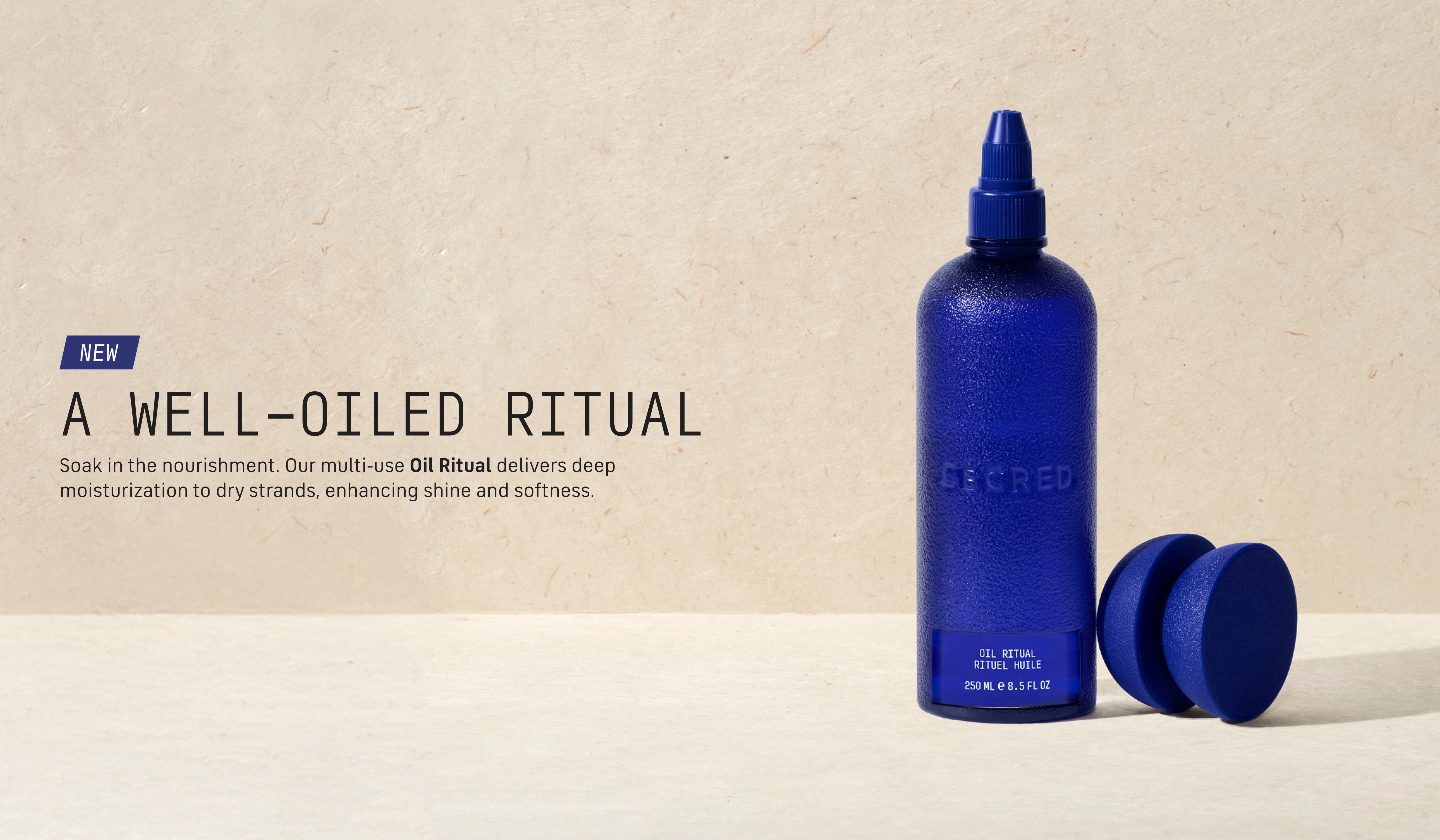 A Well-Oiled Ritual Soak in the nourishment. Our multi-use oil treatment delivers deep moisturization to dry strands, enhancing shine and softness.